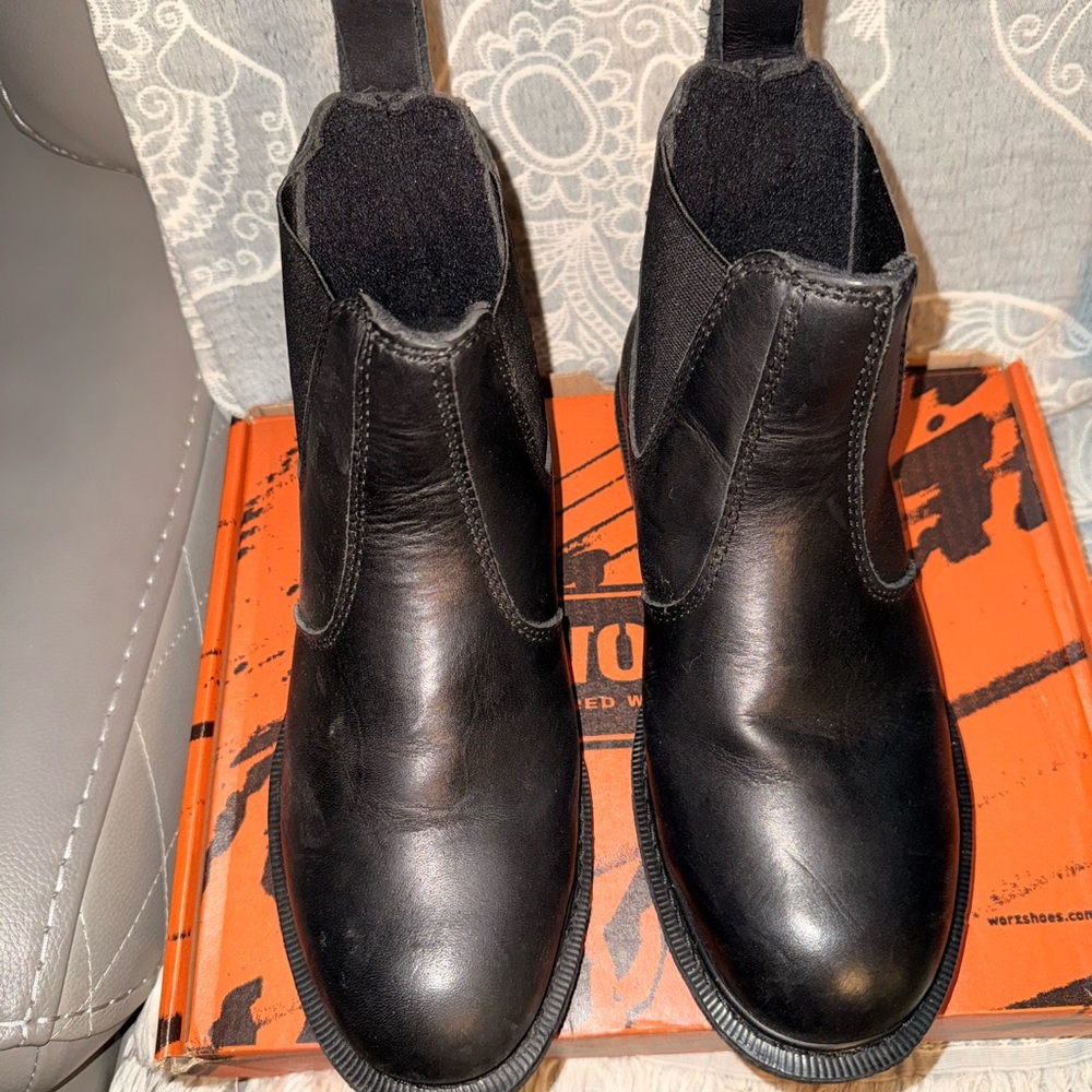 Red Wing Shoes Black Joist Steel Toe Work Boots - Picture 2 of 10